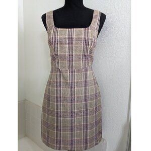 re:named Plaid Mini Dress - Size S